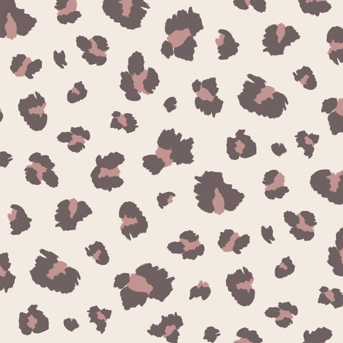 Animal Print French Terry Spandex Fabric - 2-Way Stretch for DIY & Home Projects