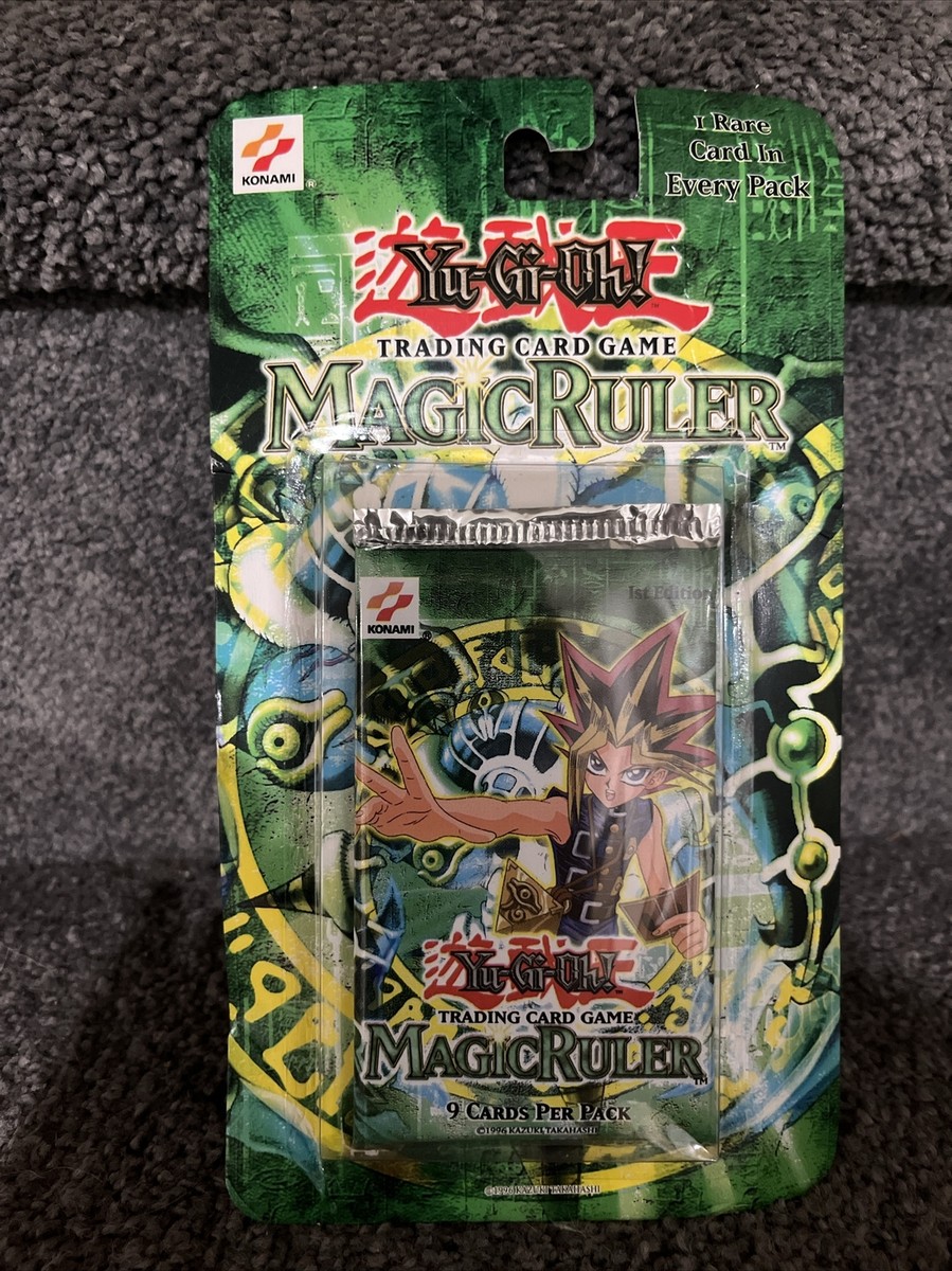 Yugioh Magic Ruler 1st Edition Blister Booster Pack Original Vintage Spell  Ruler
