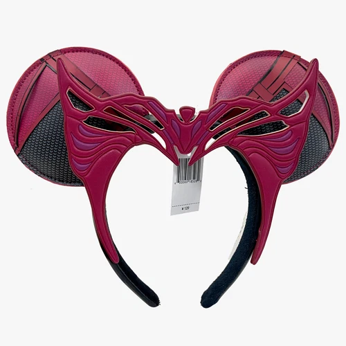 Disney Parks Marvel Scarlet Witch Minnie Ears Stirnband Wanda Maximoff 2023 NEU - Bild 2 von 6
