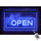 Espresso Open Cafe Coffee Shop Convenience Store Home Decor Light Neon Sign