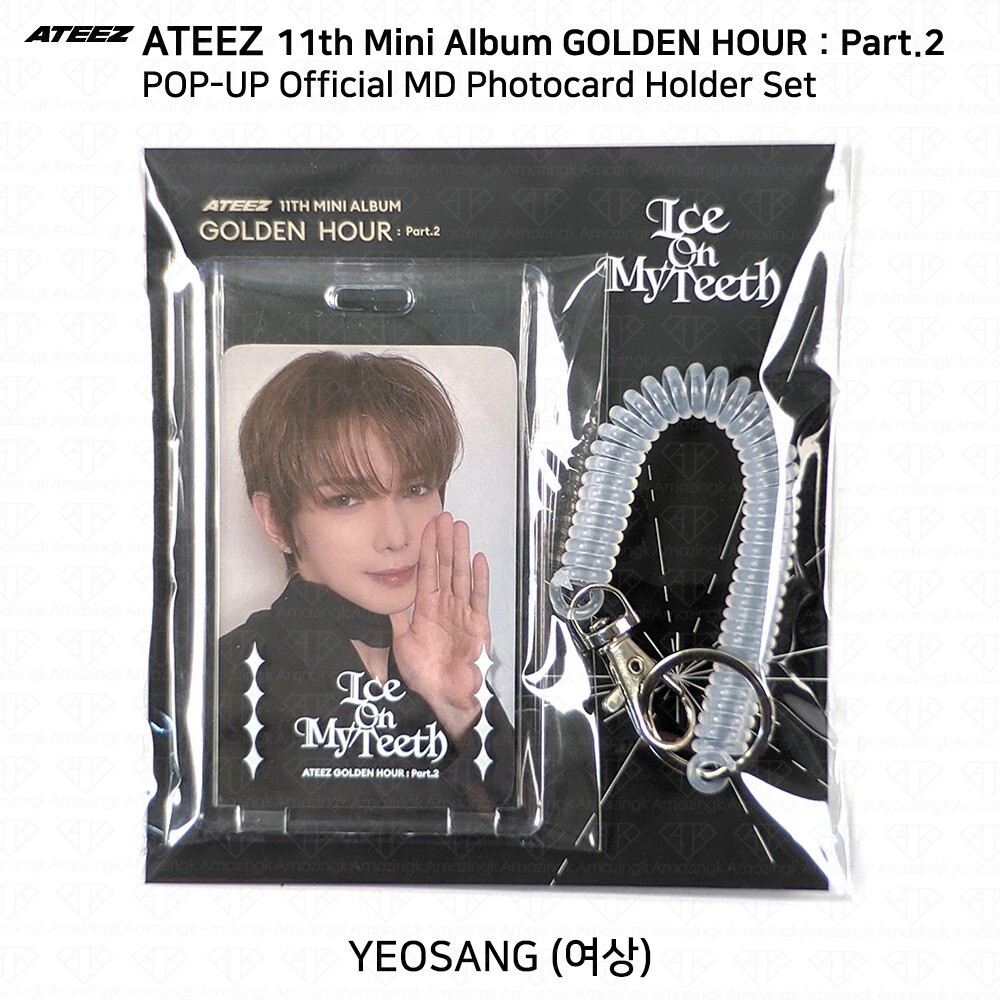 ATEEZ - ATEEZ hello popup デジパック US限定 封入 サン 2枚セット ATEEZ 11TH MINI ALBUM GOLDEN HOUR PART.2 DIGIPAK VER. (U.S