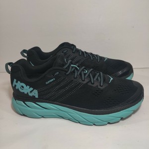 hoka clifton black womens
