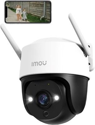 Überwachungskamera Außen 2K mit AI Personen/Fahrzeugerkennung - 360°