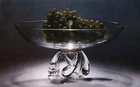 Postcard NY Corning Glass Steuben Retail Shop Swirl Bowl Chrome Vintage PC L3829