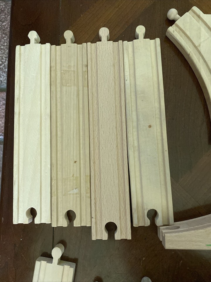 Thomas The Train/Brio/ MelissaDoug Compatible Wooden Tracks Mix Lot Of