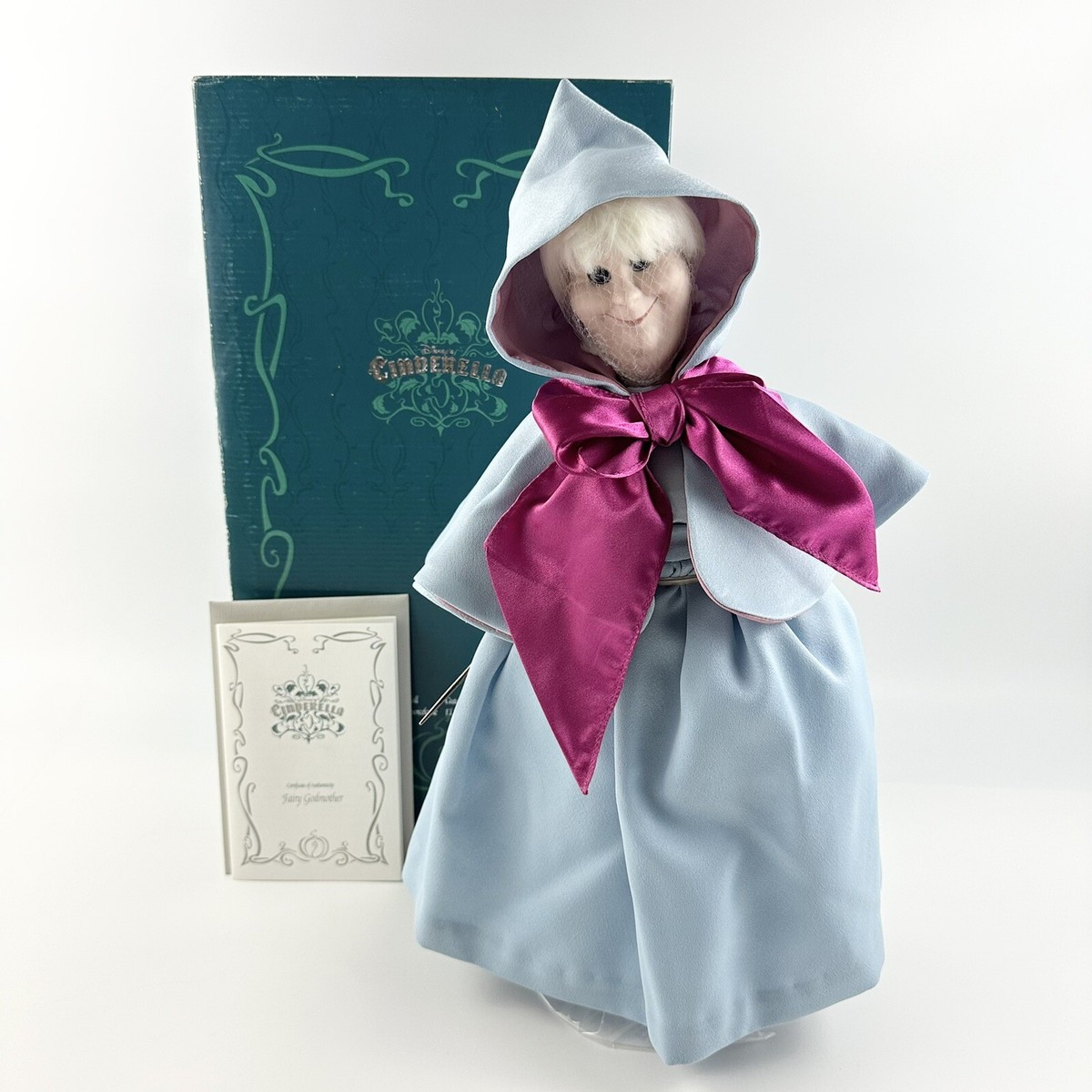 Disney 16” Fairy Godmother Porcelain Doll Cinderella 492/5000