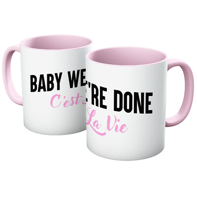 MIX BABY WE'RE DONE C'EST LA VIE JADE LEIGH-ANNE PERRIE TASSE IN VERSCHIEDENEN FARBEN