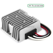 Voltage converter DC 24V to DC 12V 20A 240W stepdown converter truck adapter L