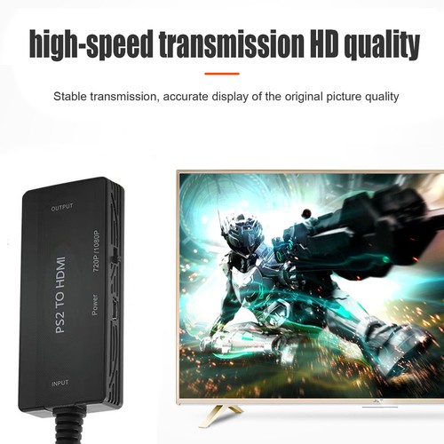 PS2 to HDMI Converter 1080P HD Monitor HDTV Video Adapter for PlayStation 1/2/3 - Picture 4 of 9