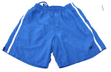 Vintage 90s SPEEDO Nylon Swim Trunks Mens Size Large Blue Mesh Liner Swimming
