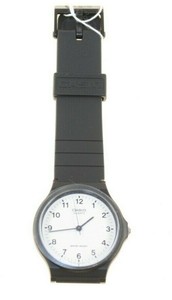 casio unisex black resin strap watch