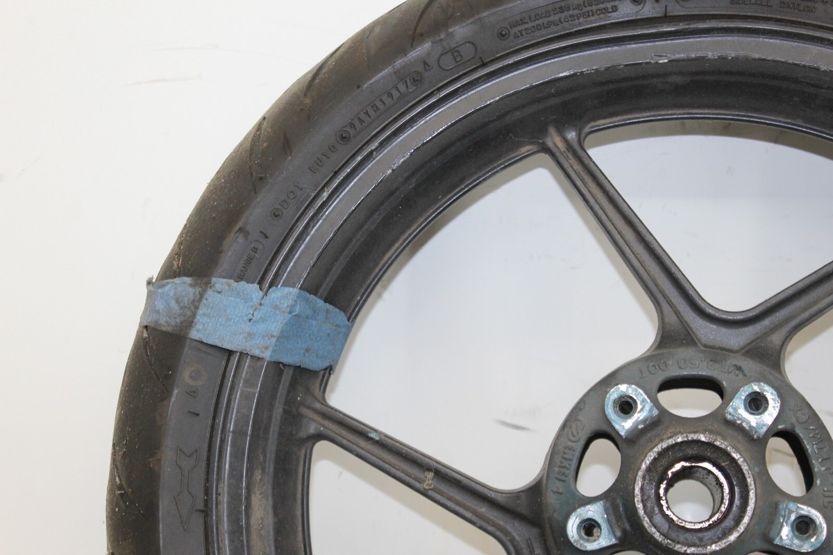 その他 k 2007-2012 KAWASAKI NINJA ZX6R ZX600R OEM FRONT WHEEL RIM W TIRE F