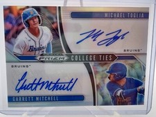 2020 Panini Prizm Draft College Ties Dual Auto Michael Toglia/ Garrett Mitchell 