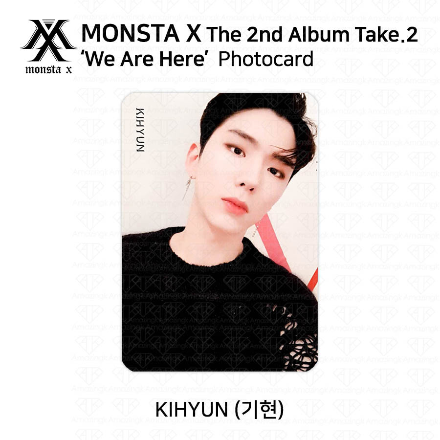 MONSTA X 2nd Album Take 2 We Are Here Official Photocard Kihyun