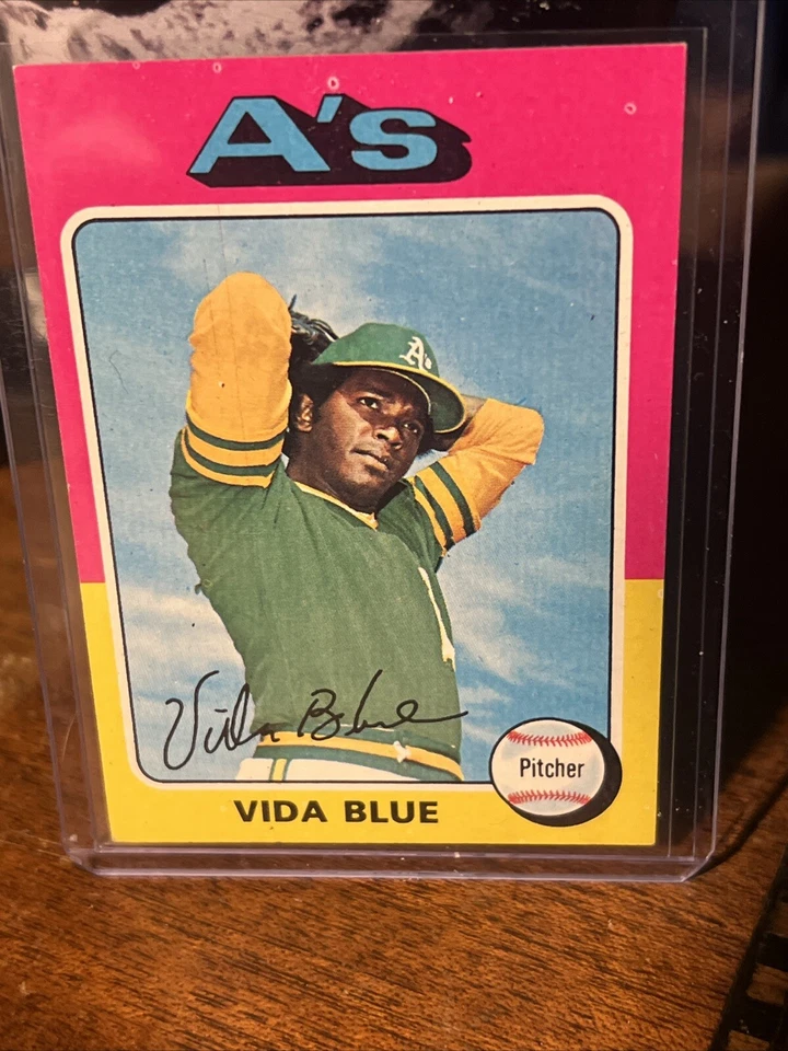 Vida Blue 1975 Topps 50 Years Vintage( #510) - Image 2 of 4