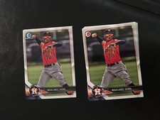 2018 Bowman BP53 Miguelangel Sierra 13 count 3 chrome 10 base lot Houston Astros