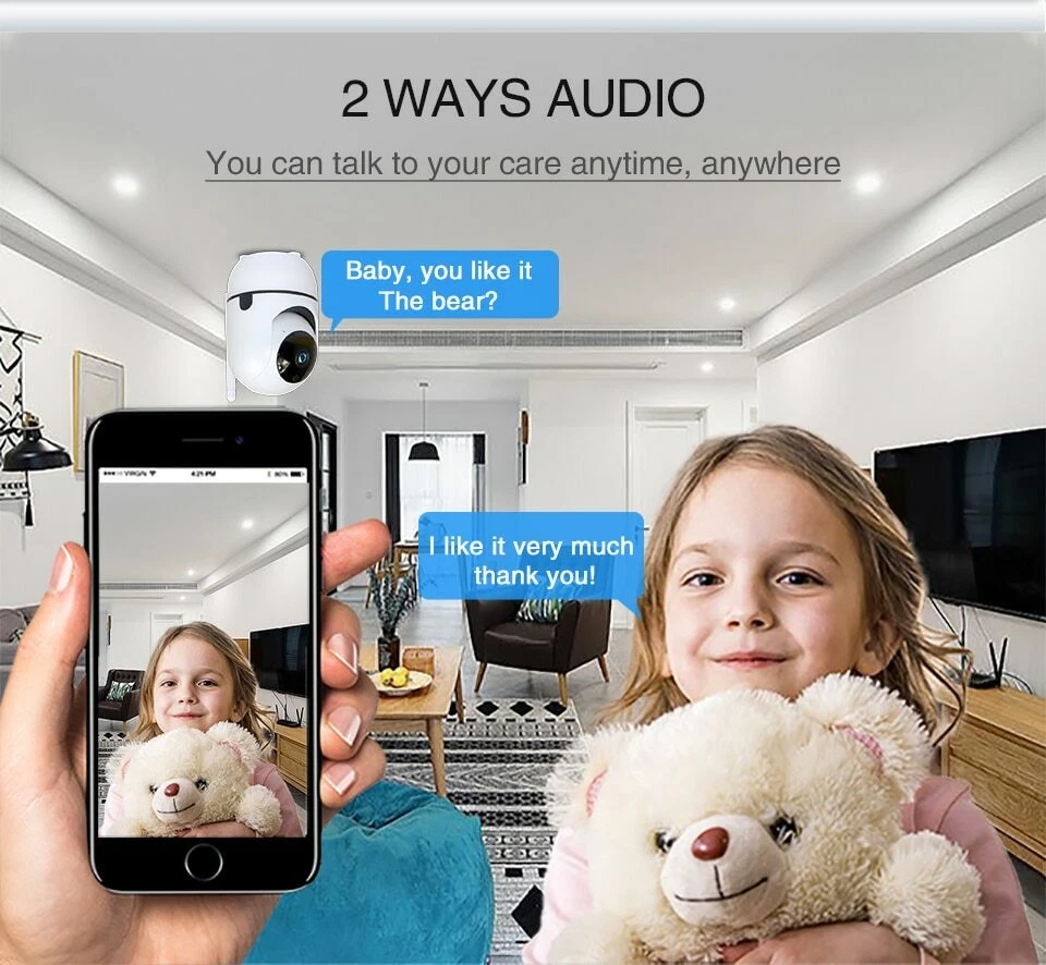 baby camera phone motion detection camera scream alarm audio video