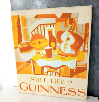 Guinness Beer Still Life Advertising Canvas Print Canvas Print? Vintage 50cm