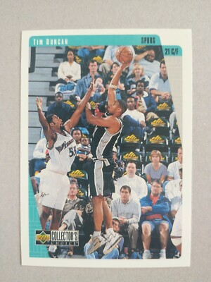 1997-98 Collector's Choice #323 Tim Duncan RC Spurs Mint Free Shipping!!