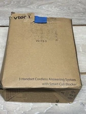 Vtech VS113-3 3 Handset Cordless Answering System with Smart Call Blocker