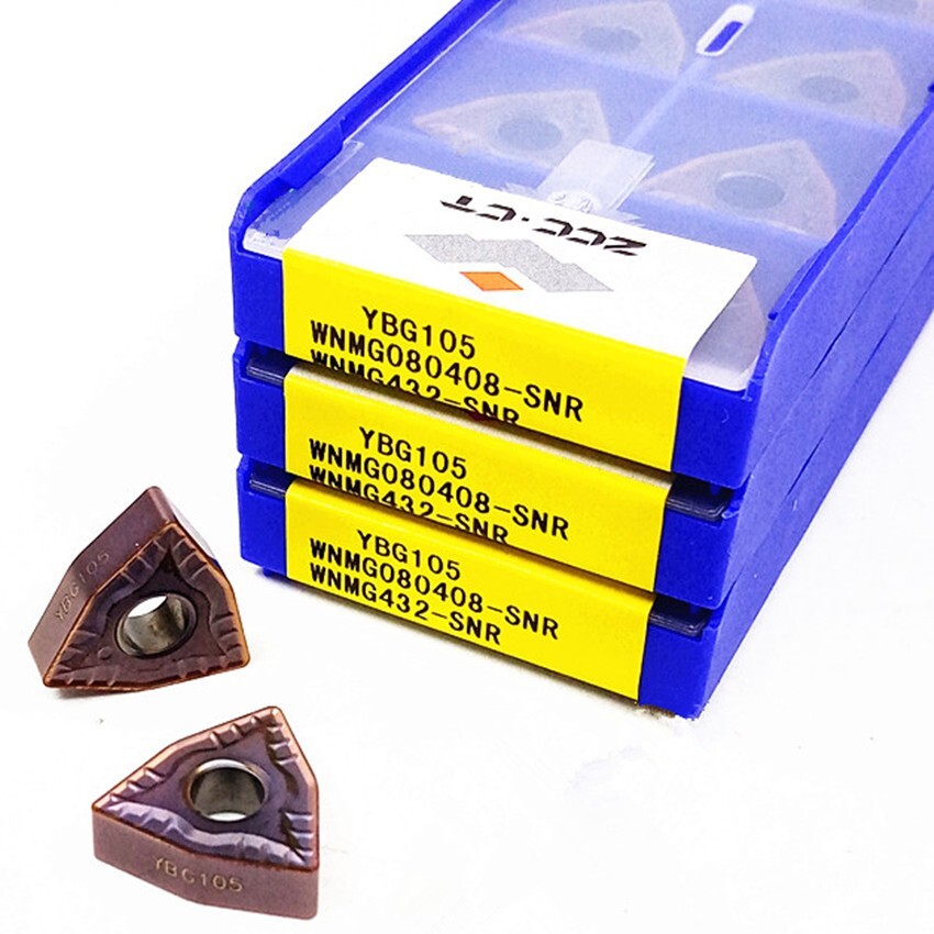 10pcs WNMG080408-SNR YBG105 ZCC.CT Tools CNC blade Carbide Inserts