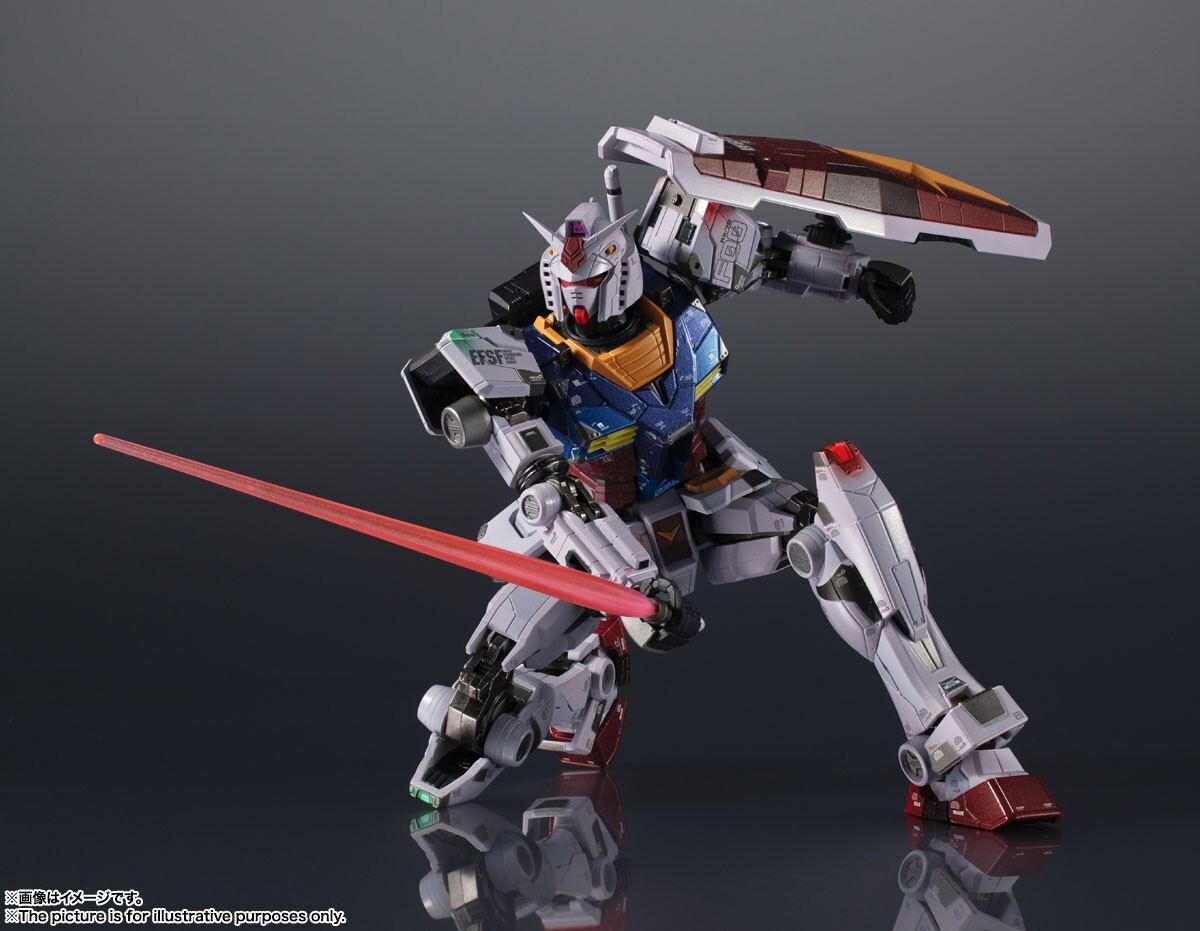Chogokin × GUNDAM night illuminated ver. RX-78F00 figure New from