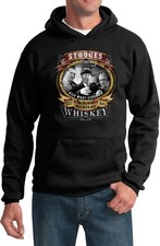 Three Stooges Hoodie Moonshine Whiskey