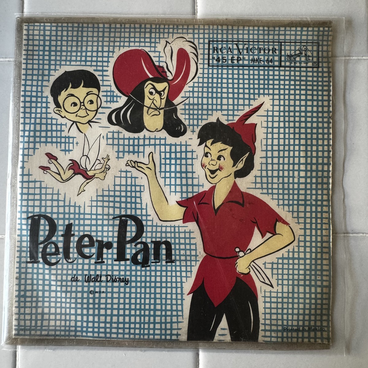 Peter Pan, Soundtrack By Walt Disney, 1964 Rare Mexican 7