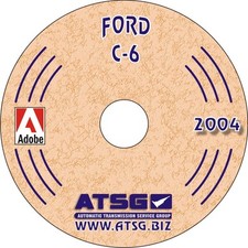 Atsg Ford C6 C-6 Transmission Rebuild Overhaul Service Shop Repair Manual Cd