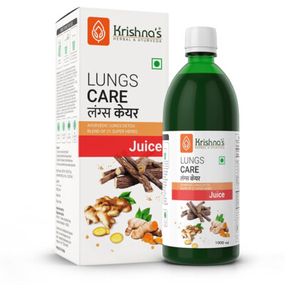 KRISHNA'S HERBAL & AYURVEDA Lungs Care Juice 1000 Ml