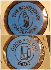 The Boathouse Bozart PA Good for one draft in trade tokens gft415