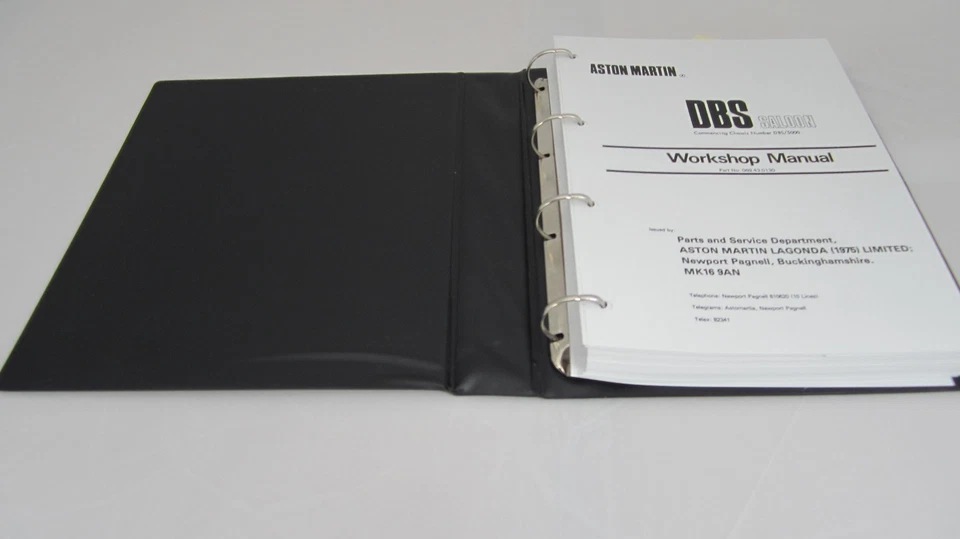 Руководство по эксплуатации Aston Martin DBS Workshop - Изображение 3 из 4