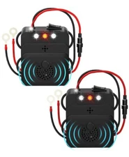 2PC Car Vehicle 12V Ultrasonic Mouse Rodent Animal Pest-Repeller Deterrent Wire