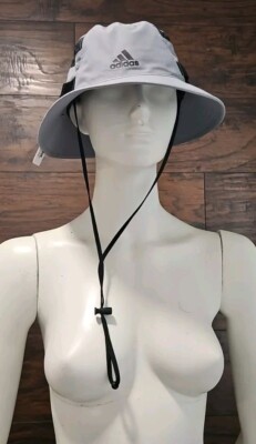 adidas Men's Victory III Bucket Hat Size Large XL Grey & Black New