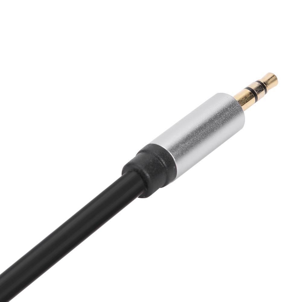 3.5mm Stereo Male to Double 6.35mm Mono Male Audio AUX Cable for