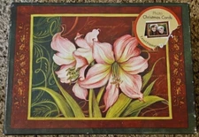 Susan Winget Photo Christmas cards, HOLIDAY AMARYLIS, Lang Co.