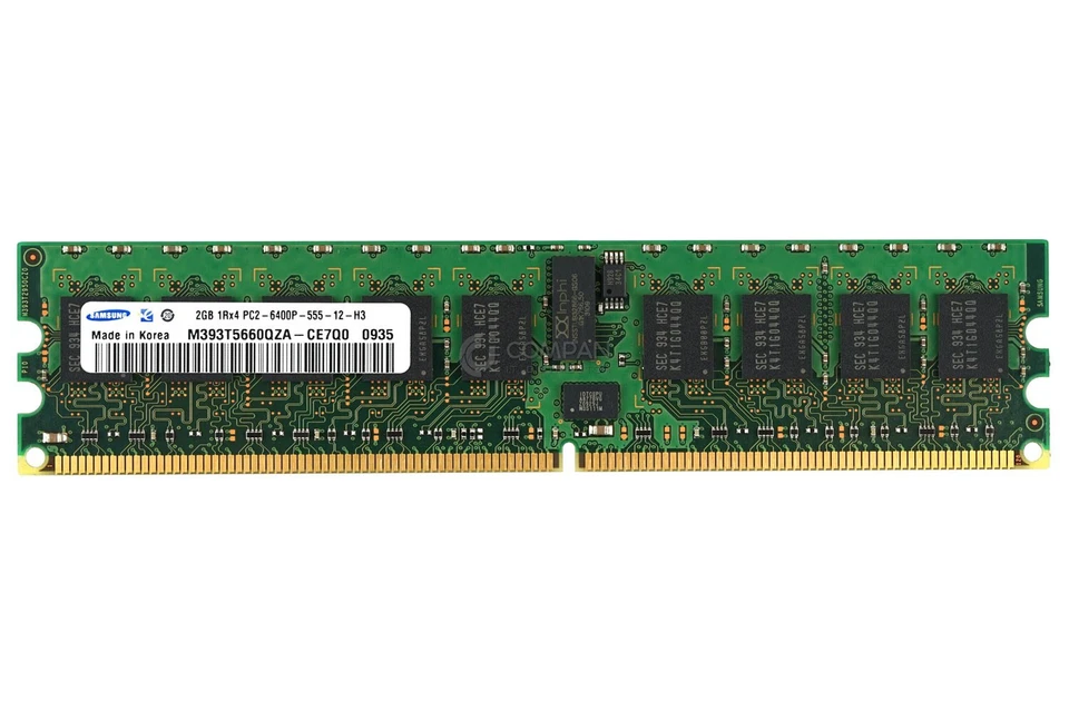 M393T5660QZA-CE7 SAMSUNG MEMORY 2GB 1RX4 PC2 6400P DDR2 - Image 2 of 4