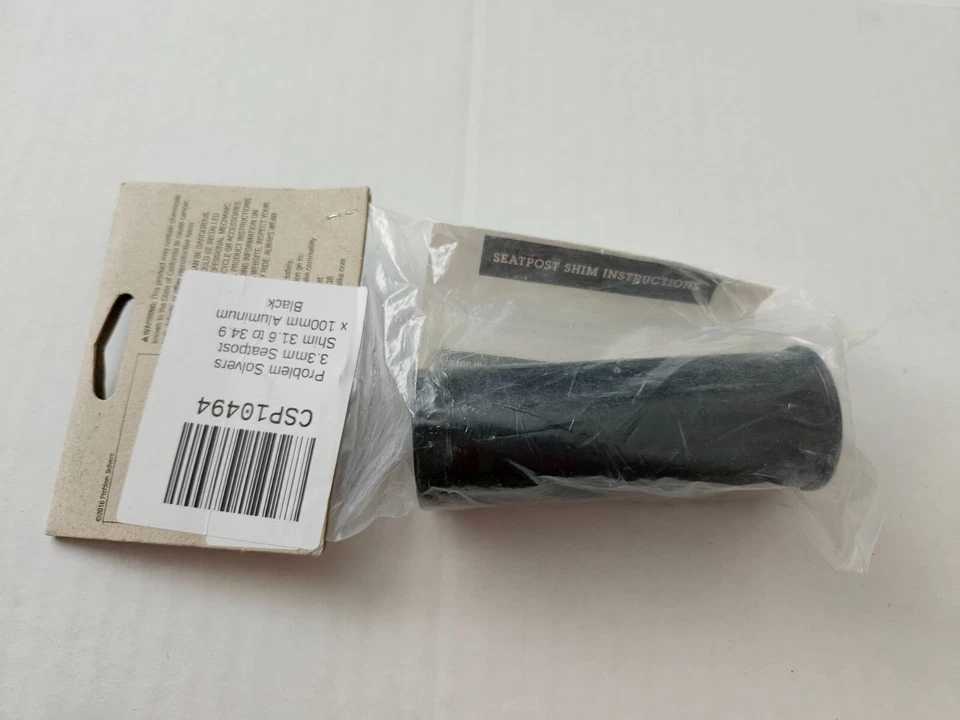 New Problem Solvers Seatpost Shim 31.6 to 34.9 Black 31.6mm to 34.9mm - Image 3 of 4