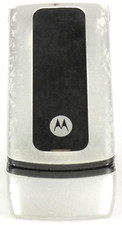 Motorola W series W370 - Silver and Black  TracFone  Rare Cellular Flip Phone