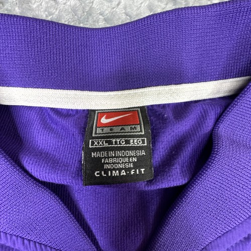 Nike Team TCU Horned Frogs Purple 1/4 Zip Pullover Golf Jacket Size XXL Vintage - Picture 5 of 15