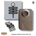 Official Silver Palm Leaf Credit Card Pipe - SPL Metal Pipe or Spare Screens UK