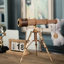 ROKR Monocular Telescope DIY 3D Puzzles Wooden Craft Kit Jigsaw for Boys Gifts