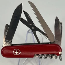 Red Victorinox Swiss Army Huntsman Knife! COMPLETE!