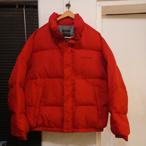 Nautica Feather Down Jacket Red nylon 