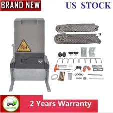 Automatic Sliding Gate Opener Electric Door Operator w/ Infrared Sensor 3300lbs