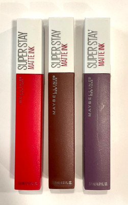 BUY1,GET1@20%OFF(add 2) Maybelline Superstay Matte Ink Liquid Lipstick *UNSEALED