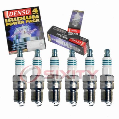 6 pc Denso Iridium Power Spark Plugs for 1987-1991 Pontiac 6000 2.8L 3.1L V6 qv