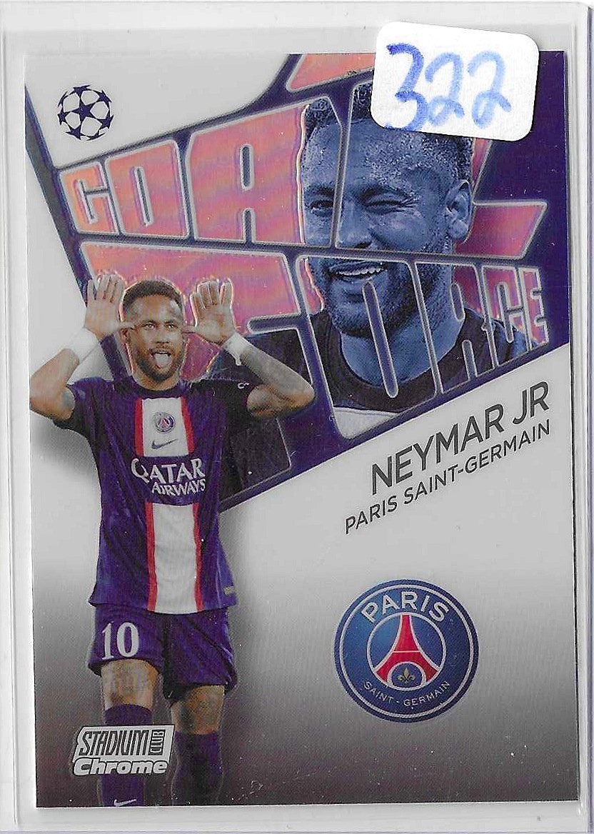 2022-23 Topps Stadium Club Chrome UCC Neymar Goal Force