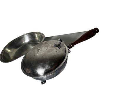 Williamsburg Stieff Pewter Silent Butler Ash Receiver Crumb Catcher Pot CW3-16