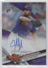 2017 Topps Chrome Rookie Purple Refractor 5/250 Josh Smoker #RA-JS Auto 1b0